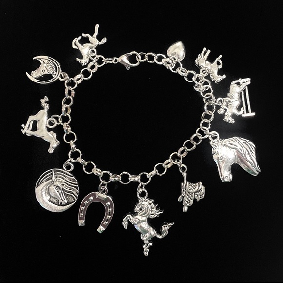 Horse Charm Bracelet - Picture 1 of 7